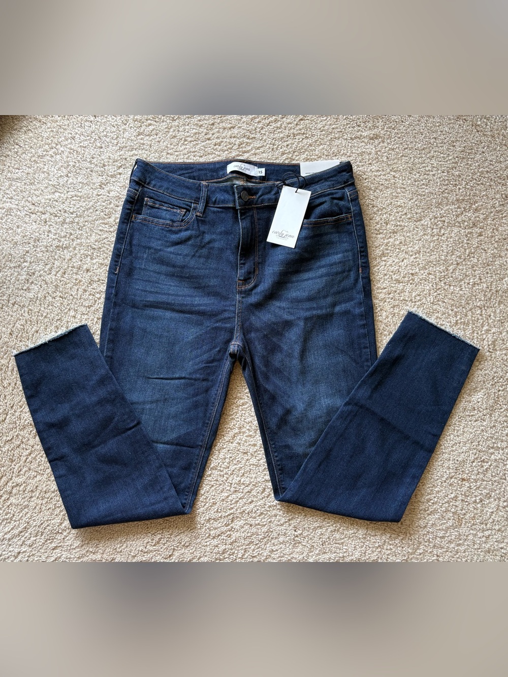NWT Carly Jean Los Angeles (CJLA) Chrissy Classic High-Rise Skinny Jeans 15/XL